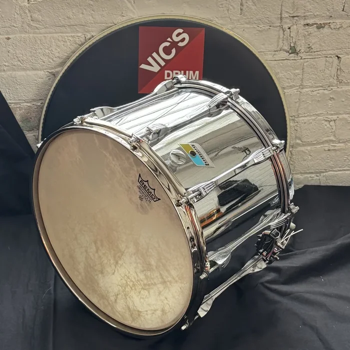 Vintage Ludwig/Dyna-Sonic 10×14 Snare Drum, Chrome over Steel