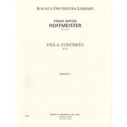 Viola Concerto in D – Set of Parts