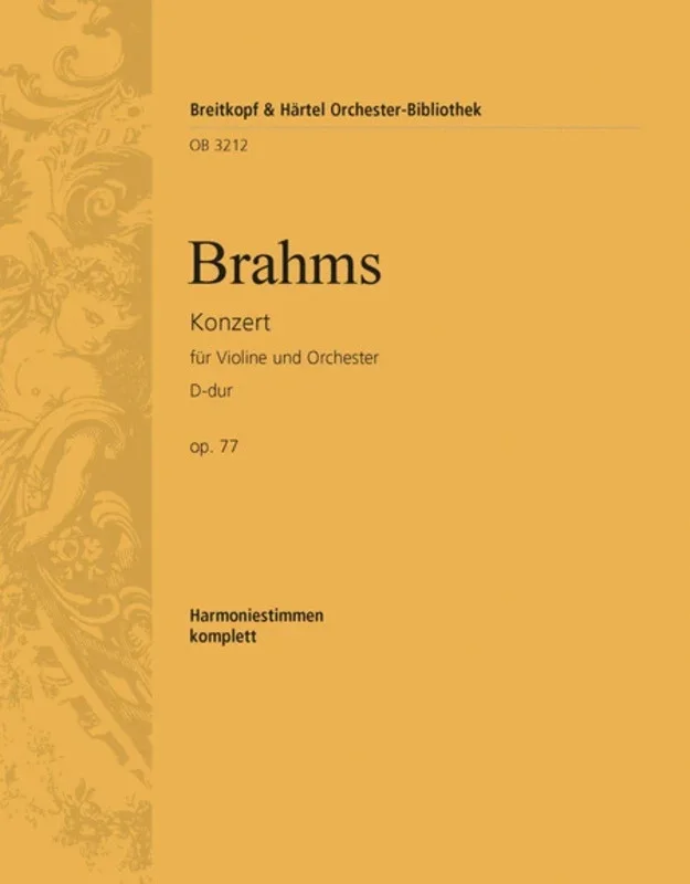 Violin Concerto Op 77 D Harmony Parts Book
