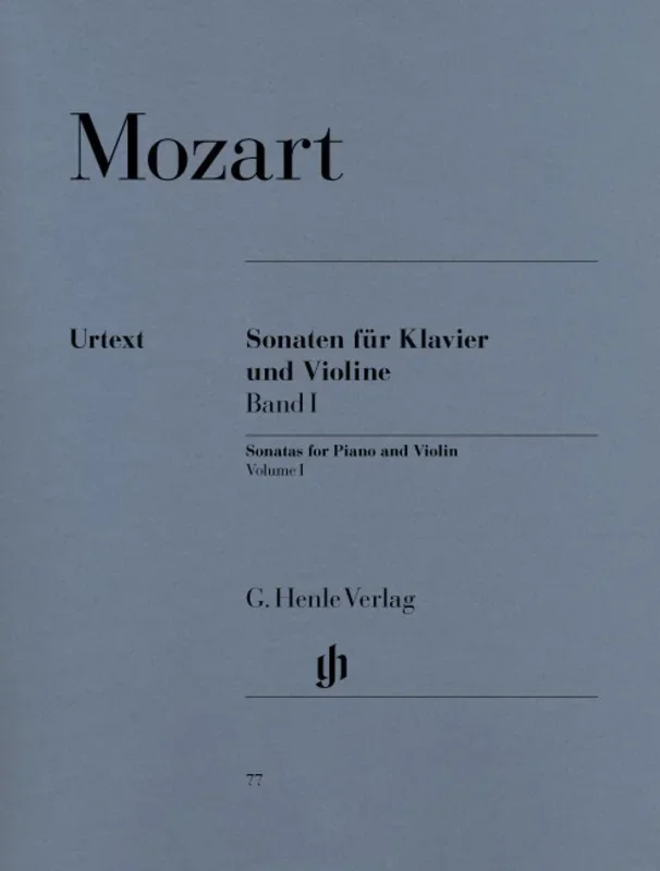 Violin Sonatas Book 1 Nos 1-6 K301-K306 Book
