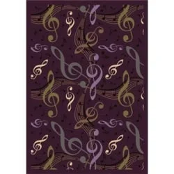 Virtuoso Carpet 5’4″x7’8″ Plum