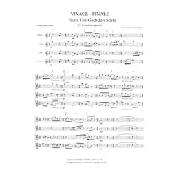 Vivace-Finale from “The Gadsden Suite” – Saxophone Quartet (SATB)
