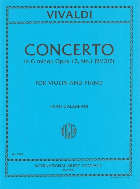 Vivaldi: Concerto in G Minor, RV 317