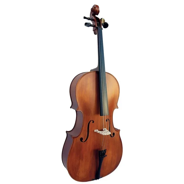 Vivo 3/4 Cello Outfit with Solid Spruce Top, Maple Back, Case or Bag Option