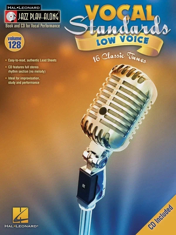 Vocal Standards (Low) Jazz Play Along Book/CD V128 (Softcover Book/CD)