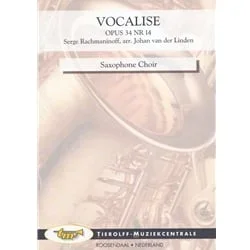 Vocalise Op. 34 Nr. 14 – Solo Alto Sax and Sax Choir