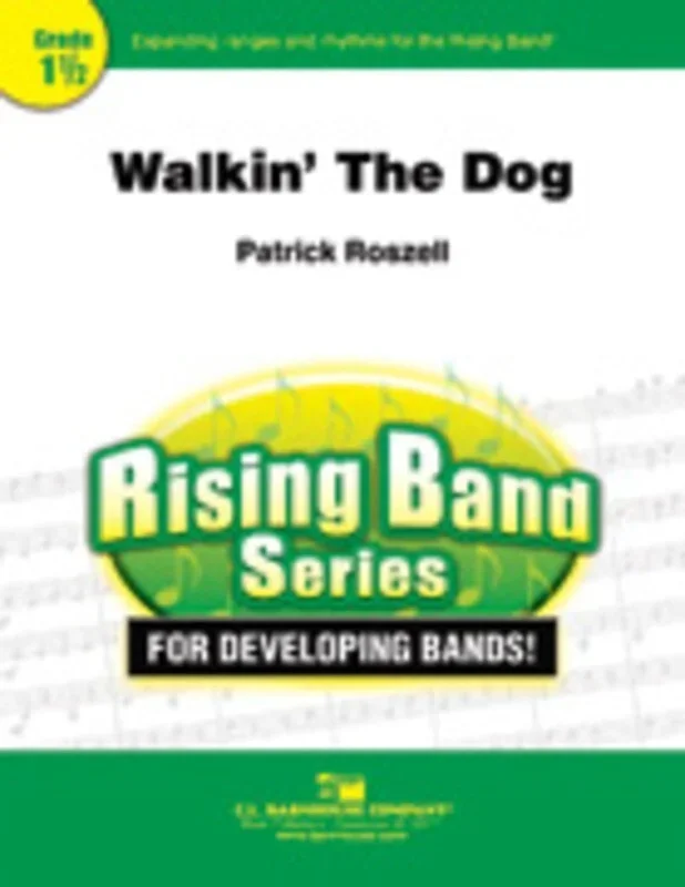 Walkin The Dog Concert Band Score/Parts