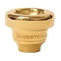 Warburton Size 3 Series Trumpet and Cornet Mouthpiece Top in Gold 3D Gold