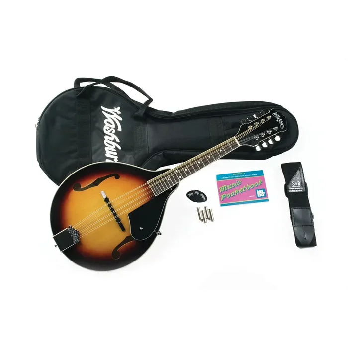 Washburn M1 Pack Americana Series A-Style Mandolin pack Sunburst