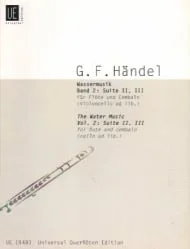 Water Music, Volume 2: Suites 2 and 3 – Flute and Piano (cello ad lib)