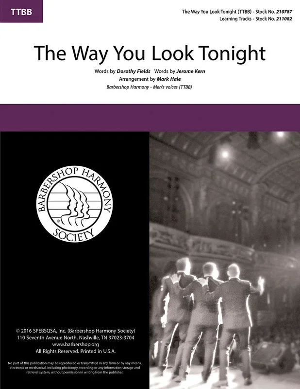 Way You Look Tonight TTBB A Cappella (Octavo)