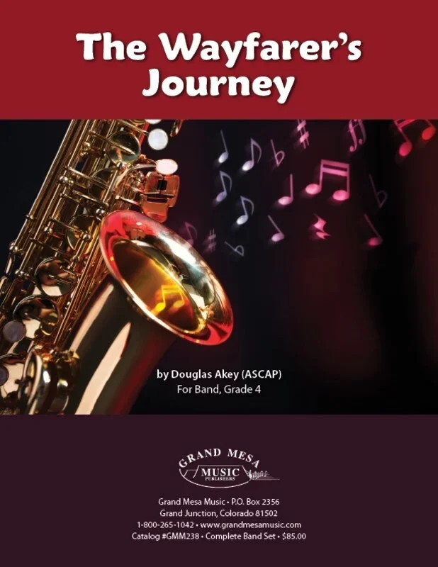 Wayfarers Journey The Concert Band 4 Score Only (Music Score) Book