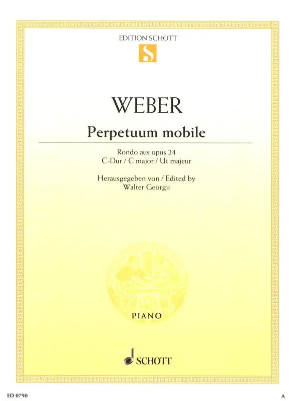 Weber: Rondo from ‘Perpetuum mobile’, Op. 24
