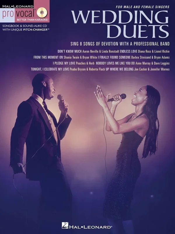 Wedding Duets Pro Vocal Men and Wom V1 Book/CD (Softcover Book/CD)