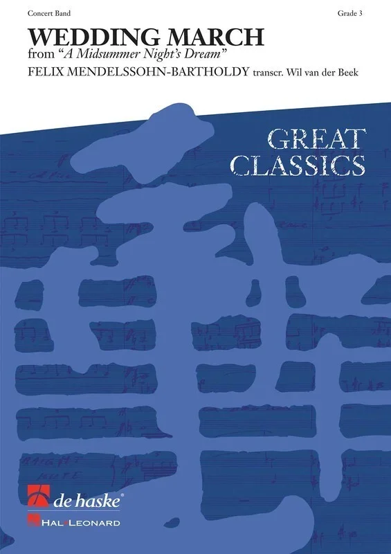 Wedding March From Midsummers Nights Dream Concert Band 3 Score/Parts