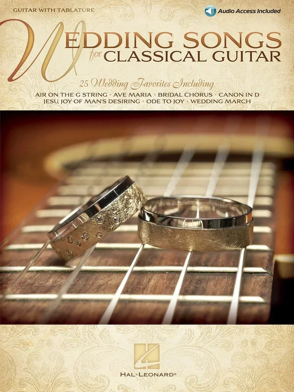Wedding Songs For Classical Guitar Book/Online Audio (Softcover Book/Online Audi