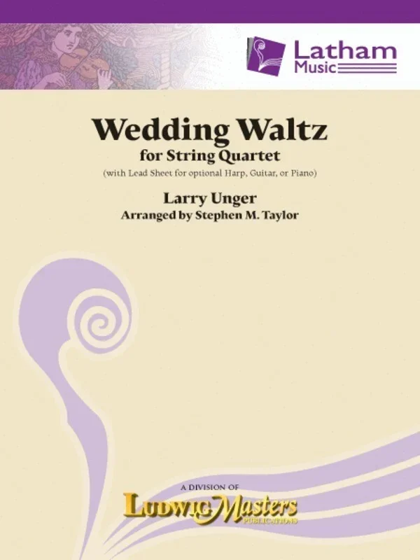 Wedding Waltz For String Quartet (Music Score/Parts) Book