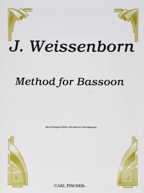 Weissenborn – Method For Bassoon Ed Bettony (Softcover Book)