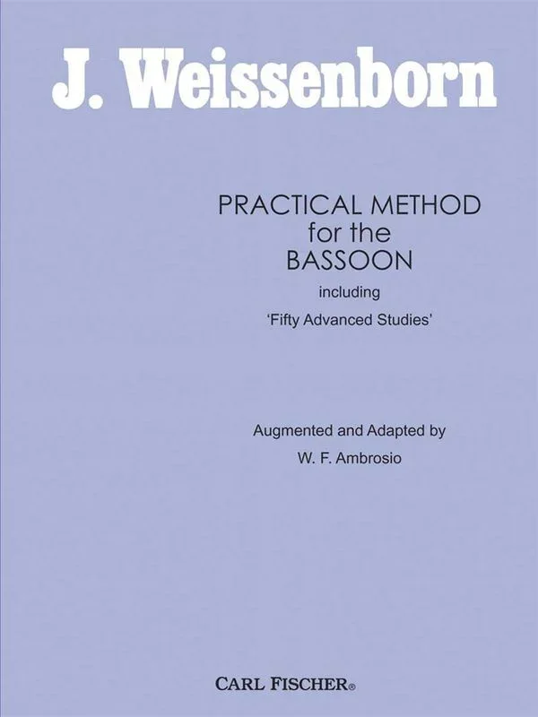 Weissenborn – Practical Method For Bassoon Ed Ambrosio (Softcover Book)