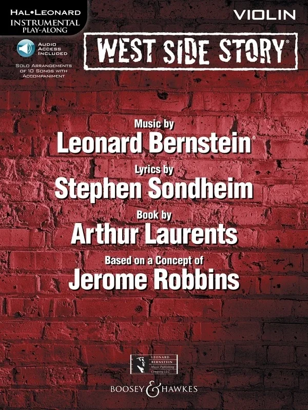West Side Story Book/CD Violin (Softcover Book/CD)