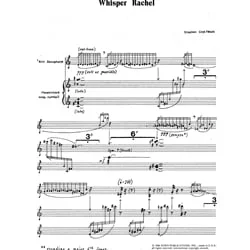 Whisper Rachel – Alto Saxophone and Harpsichord