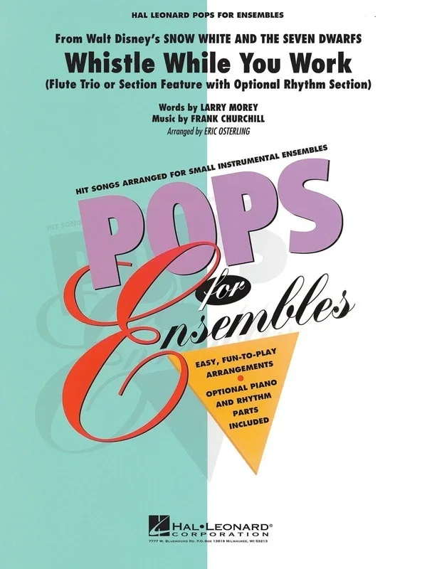 Whistle While You Work Flute Ensemble Pens2-3 (Pod) (Music Score/Parts)