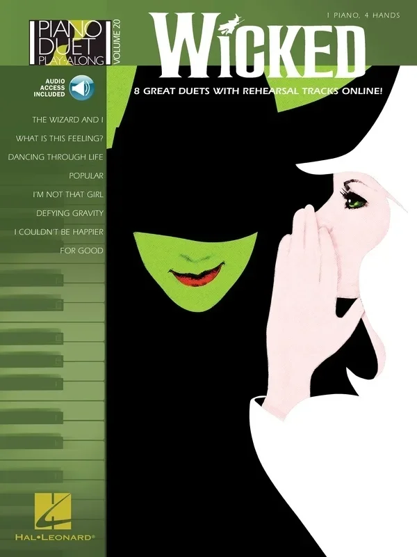 Wicked Piano Duet Play Along V20 Book/CD (Softcover Book/CD)