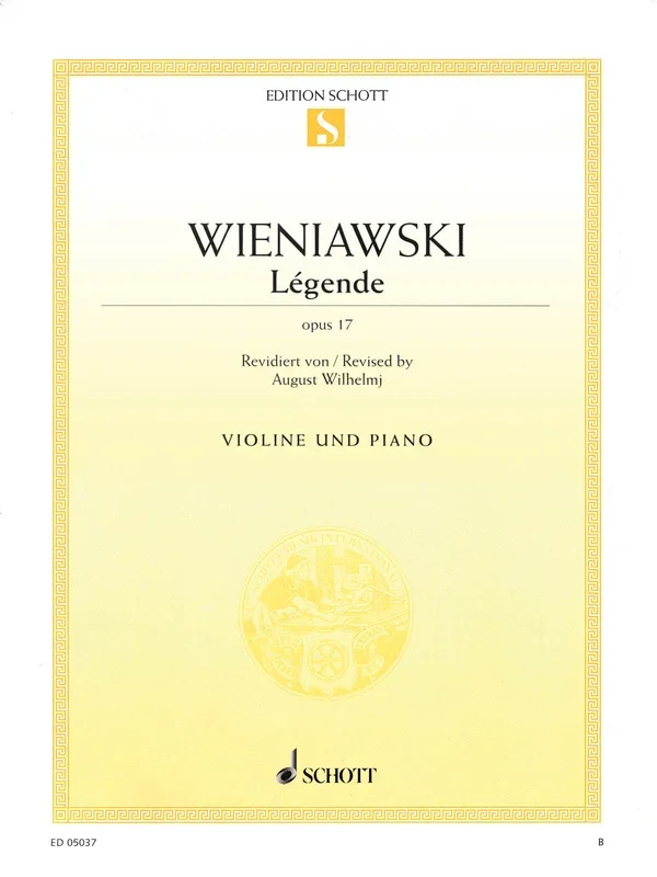 Wieniawski: Légende, Op. 17
