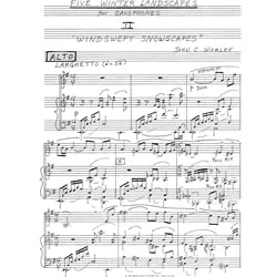 Windswept Snowscapes – Alto Sax and Piano