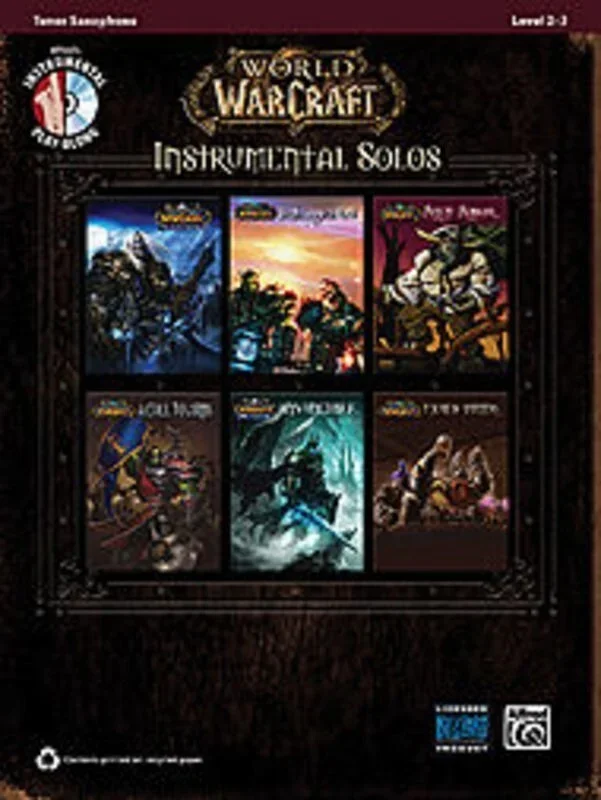 World Of Warcraft Inst Solos Tenor Saxophone Book/CD Book