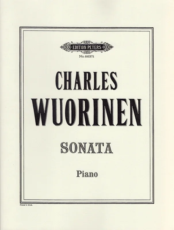 Wuorinen: Piano Sonata No. 1