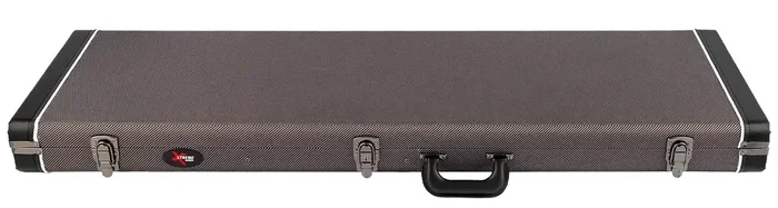 Xtreme Bass Case – Vintage Rectangular Hard Case in Grey Tweed
