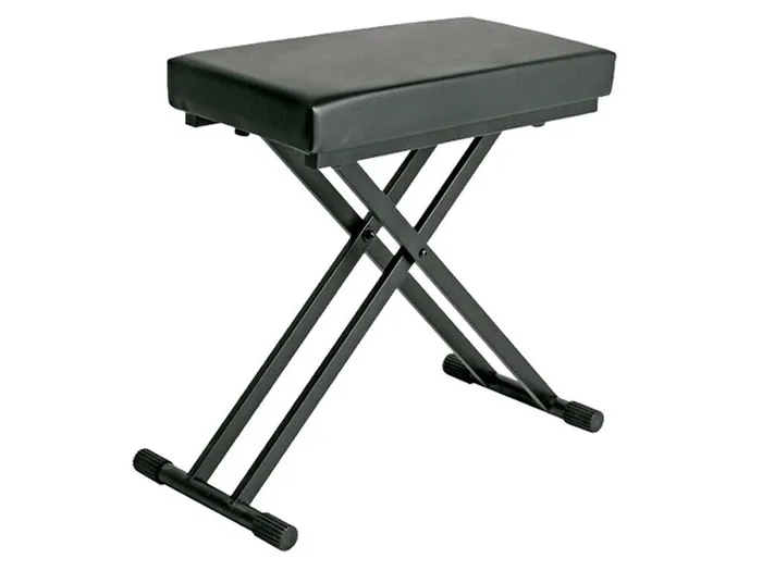 Xtreme Pro Heavy Duty Double Braced Keyboard Stool Thick Padded Vinyl Seat