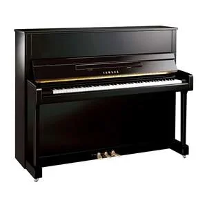 Yamaha SILENT Series b-Series b3 Upright Acoustic Piano with SC3 Silent System – 48″ Polished Ebony