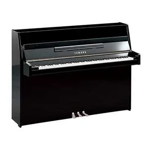 Yamaha TransAcoustic b-Series b1 TC3 Continental Style Upright Acoustic Piano – 43″ Polished Ebony with Chrome