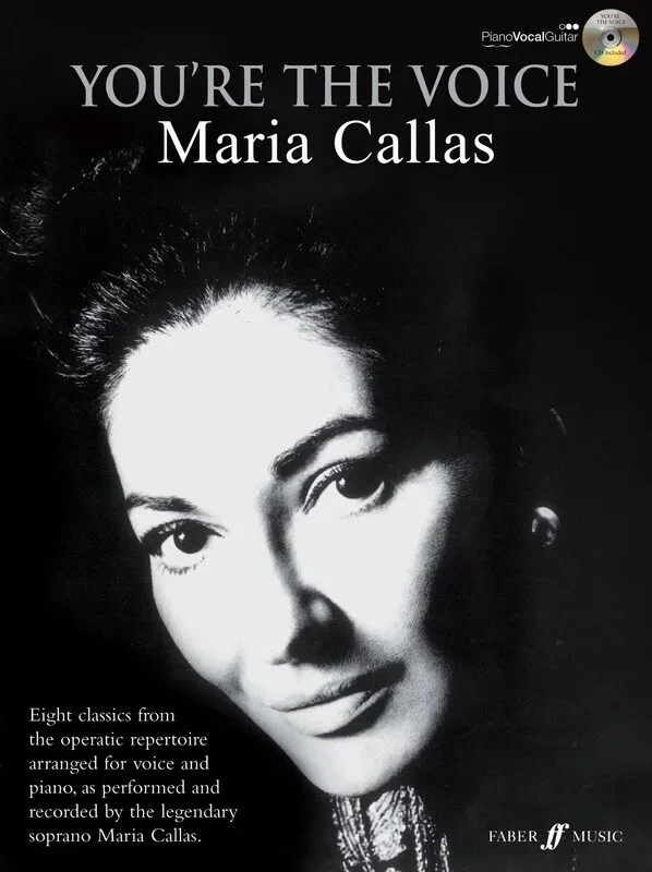 You’Re The Voice Maria Callas PVG/CD (Softcover Book/CD)