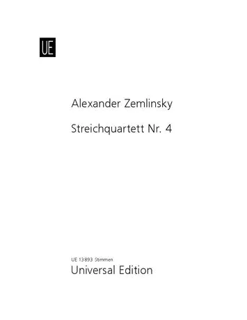 Zemlinsky: String Quartet No. 4, Op. 25