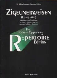 Zigeunerweisen (Gypsy Airs) – Clarinet and Piano