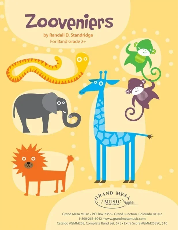 Zooveniers Concert Band 2.5 Score/Parts Book