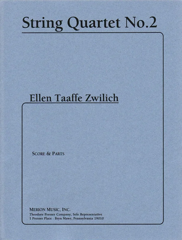 Zwilich: String Quartet No. 2
